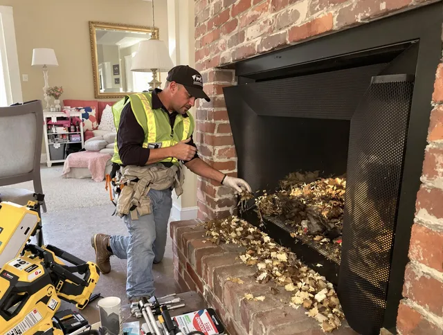 Safe screening installation by Lakewood Chimney Sweep in Lakewood, CA