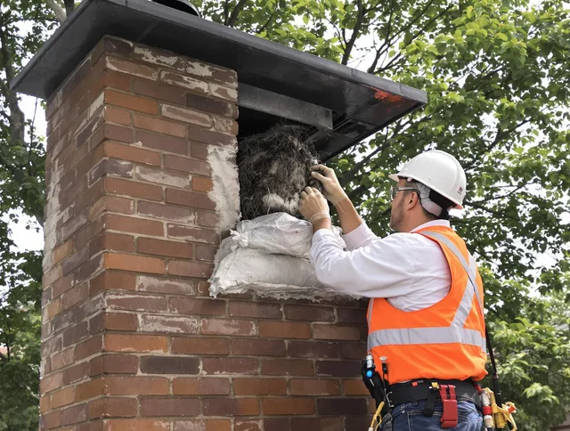 Humane removal of debris and animals by Lakewood Chimney Sweep in Lakewood, CA