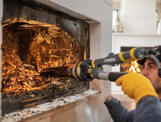 Professional chimney cleaning by Lakewood Chimney Sweep in Lakewood, CA