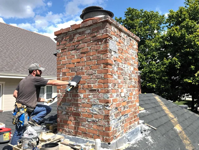 Completed chimney rebuild by Lakewood Chimney Sweep in Lakewood, CA