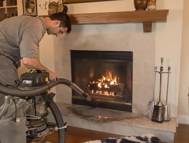 Routine fireplace upkeep by Lakewood Chimney Sweep in Lakewood, CA