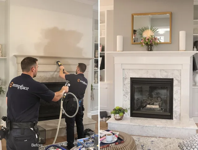 Professional soot removal by Lakewood Chimney Sweep team in Lakewood, CA